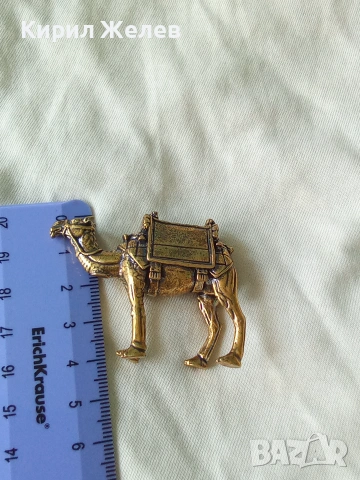 Бронзова фигурка на камила 🐫 31318, снимка 5 - Колекции - 55200822