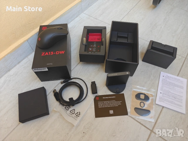 ZOWIE ZA13-DW 4K Безжична Геймърска мишка за Esports