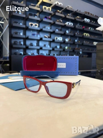 Очила + висок клас калъф + на марката кутия + сертификат + кърпичка Gucci ray ban , снимка 10 - Слънчеви и диоптрични очила - 54485357