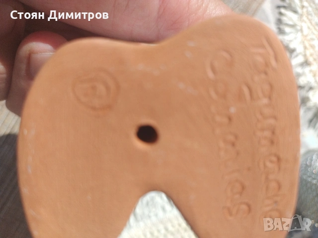 Испанска теракота,ръчна изработка и оцветени от Tagerche Canarias,,,kaнарски занаячий,  20см., снимка 2 - Декорация за дома - 54989364