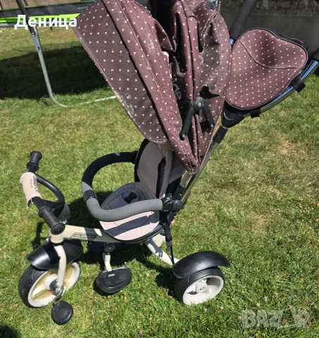 Триколка Kikka Boo Alonsy Beige triangle, снимка 5 - Детски велосипеди, триколки и коли - 55626817