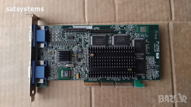 Видео карта Matrox MGI G4+ MDH4A32G Dual VGA 32MB AGP