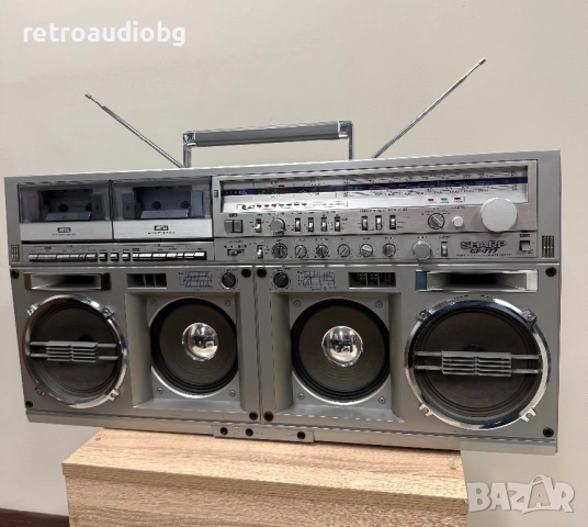 🔈Ретро радиокасетофон SHARP GF 777 Boombox🔈, снимка 6 - Радиокасетофони, транзистори - 54638205