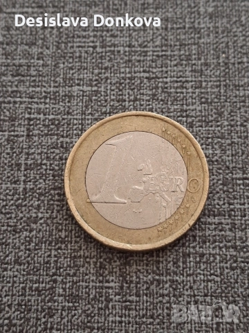 монета от 1 евро , снимка 3 - Колекции - 54319026