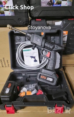 Акумулаторна водоструйка с 2 батерии 48V, снимка 2 - Парочистачки и Водоструйки - 54885674