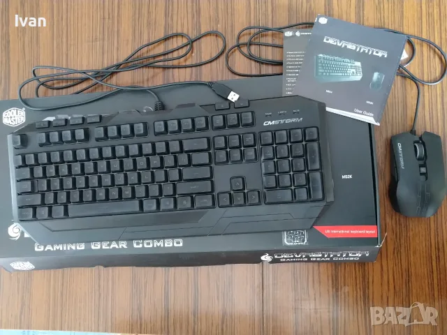 Комплект клавиатура и мишка Cooler Master Devastator