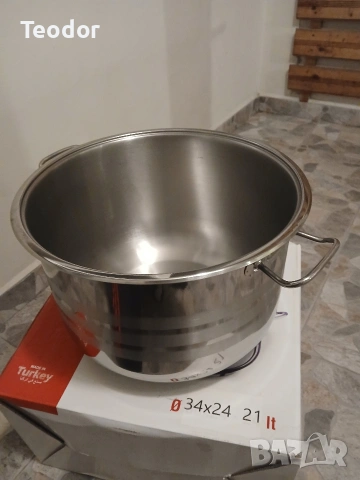 Тенджера с двойно дъно, снимка 2 - Съдове за готвене - 53998567