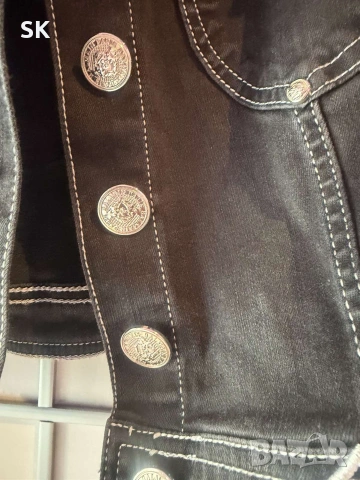 Дънково яке Balmain, снимка 3 - Якета - 55260147