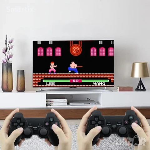 Ретро конзола за игри Game Stick 4K HDMI – 22000 игри и 2 Безжични джойстика, снимка 4 - Други игри и конзоли - 54502663