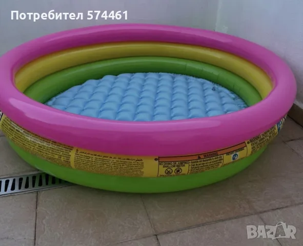 Басейн детски до 8 г, снимка 3 - Басейни и аксесоари - 55511530