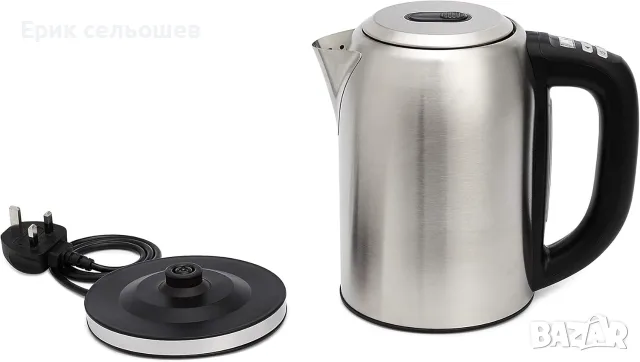 Amazon Basics Електрическа кана 1.7L WK8315JEEK с контрол на температурата, снимка 3 - Кани - 55421293