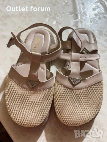 Prada сандали с мрежа