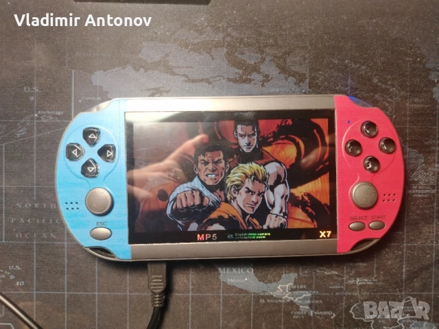 MP5 X7 Retro Handheld Конзола, снимка 4 - Други игри и конзоли - 54703871