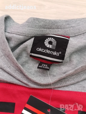 Мъжка тениска Akademiks размер XXL, снимка 3 - Тениски - 54650523