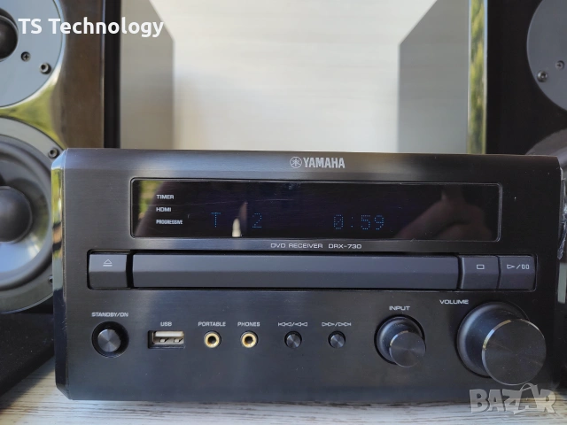 Премиум Hi-Fi система Yamaha PianoCraft (DRX-730 + NX-E300) – Пиано лак, снимка 4 - Аудиосистеми - 55255001