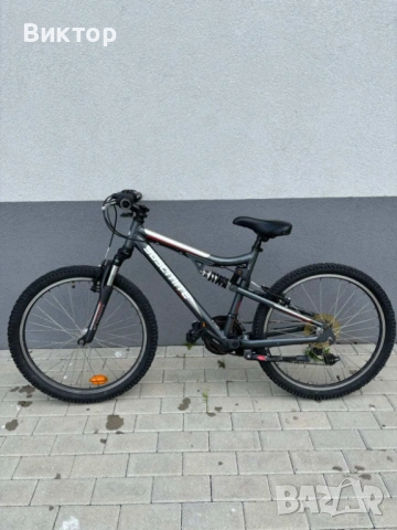 Планински велосипед Yosemite 24" с двойно окачване (Full Suspension)
