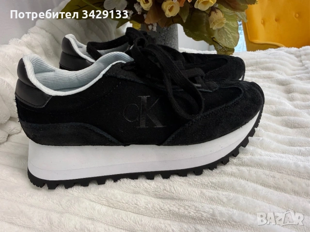 Черни маратонки - Calvin Klein Jeans, снимка 2 - Маратонки - 54338735