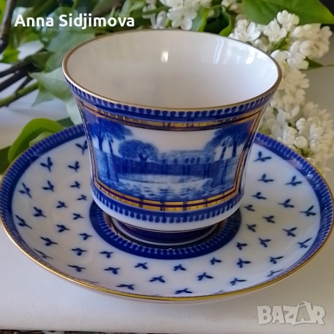 Руски порцелан ИФЗ Сетове за чай , снимка 9 - Чаши - 54316945