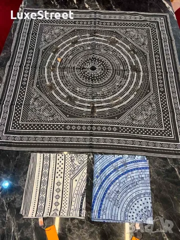 Gucci ⚜️ Louis Vuitton ⚜️ Fendi ⚜️ Burberry ⚜️Дамски Копринени Шалове , снимка 3 - Шалове - 55582761