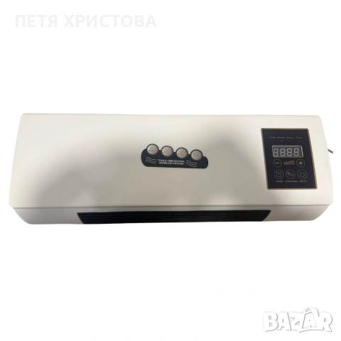 Стенен PTC отоплител и вентилатор LX-333 – 1800W, дистанционно управление и таймер, снимка 6 - Отоплителни печки - 54794693