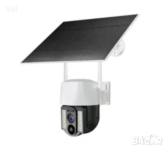 WiFi соларна камера 4G SIM карта, 8MP V380 VC3-4G, снимка 4 - IP камери - 55163686