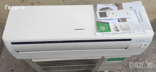 Хиперинверторен климатик GENERAL 12000 BTU Клас А+++, снимка 2 - Климатици - 54730772