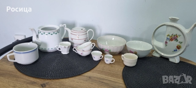 единични бройки порцеланова посуда 