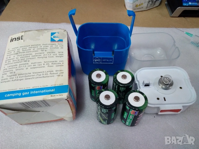 Ретро, туристически фенер Camping Gaz INSTALUX, снимка 4 - Антикварни и старинни предмети - 55261759