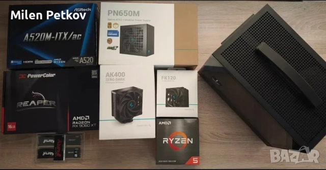 Mini-ITX Gaming PC | RX 9060 XT 16GB, снимка 3 - Геймърски - 55095267