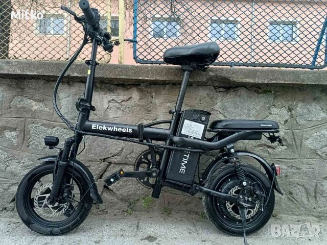 18 цола електрически алуминиев велосипед с 7 , снимка 12 - Велосипеди - 54224035