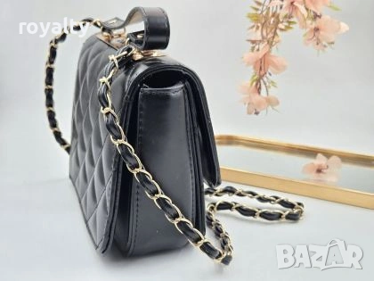 Ch🅰️nel Нова Черна Дамска Кожена Чанта Ш🅰️нел, снимка 4 - Чанти - 54013727