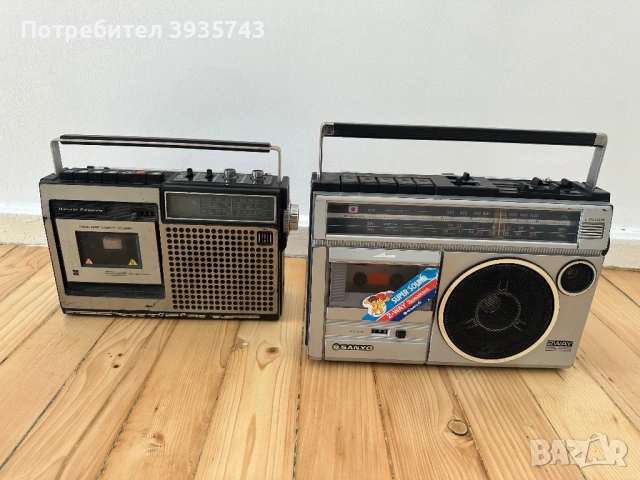 Vintage касетофони Sanyo National Panasonic 