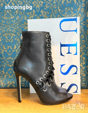 Дамски боти на ток GUESS , снимка 3 - Дамски обувки на ток - 54781089