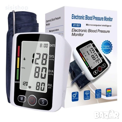 Прецизен апарат за кръвно с висок контраст и големи символи 4493