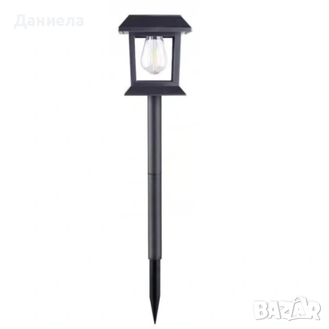 Соларни градински LED лампи – Комплект 2 бр. водоустойчиви с автоматичен ден/нощ сензор за двор, снимка 5 - Лед осветление - 54857939