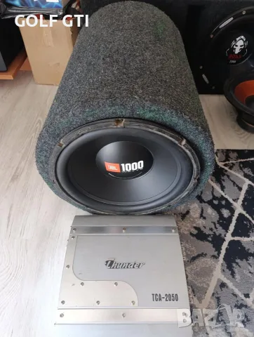 Бас каса JBL 12 + усилвател, снимка 3 - Аудиосистеми - 55536364