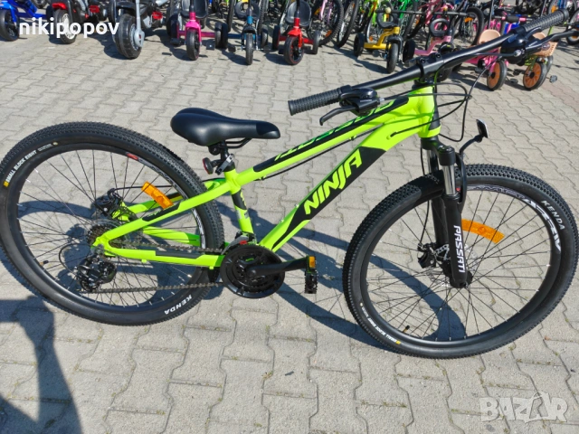 BG Алуминиев велосипед 26" NINJA жълт, снимка 2 - Велосипеди - 54334953
