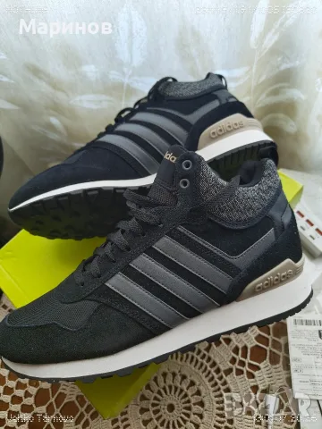 Чисто нови маратонки / боти Adidas 10XT WTR Mid (№43 1/3 / 27.5 см) - Черни с кутия, снимка 3 - Маратонки - 55414053