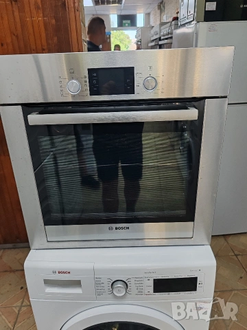 Иноксова фурна за вграждане Бош Bosch Made in Germany с Pirolise с 2 години гаранция! 