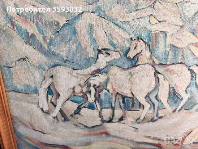 Масло на платно, Манол Манолов , снимка 2 - Картини - 54789054