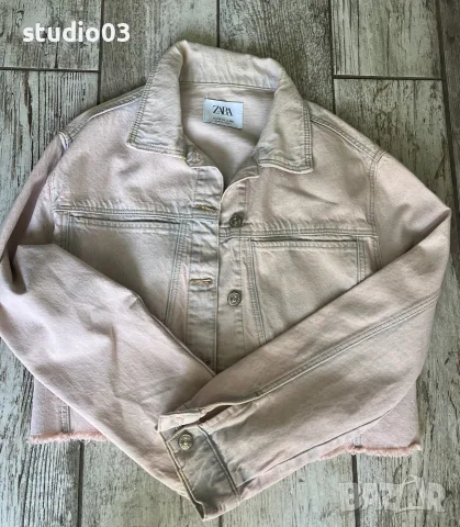 Деним яке и анорак момиче ZARA 164 см, снимка 2 - Детски якета и елеци - 55474640