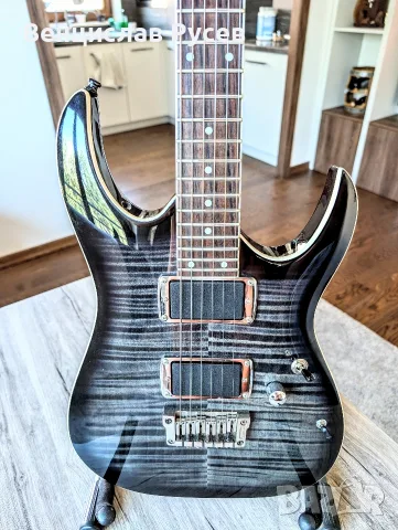 Ibanez RGA42FM Transparent Gray Burst, 2009, Indonesia, снимка 3 - Китари - 55685375