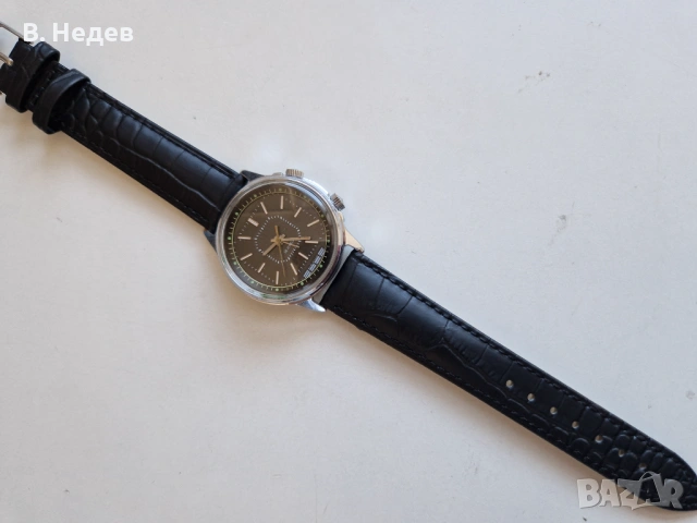 POLJOT Alarm; Полет звънец, кал 2612.1, СССР, черен ЦБ!, снимка 9 - Мъжки - 54308814