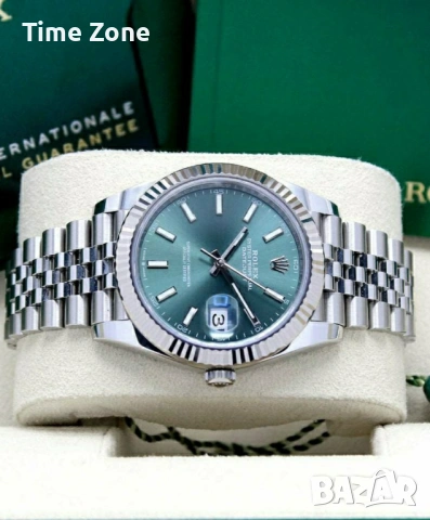 Rolex Datejust 41mm Steel Green Dial Automatic Различни Варианти, снимка 5 - Мъжки - 54050004