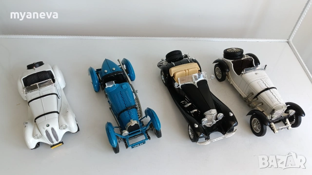 Ретро автомобили с мащаб 1:18 