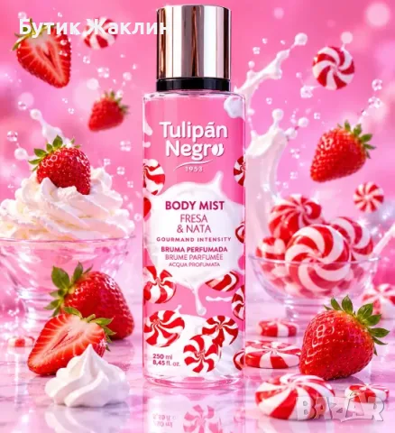 Спрей за тяло Tulipán Negro , снимка 2 - Дезодоранти - 55677045