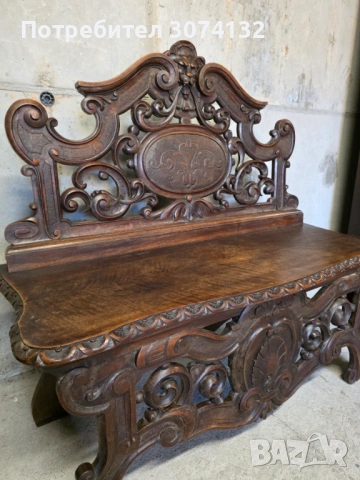 Пейка с дърворезба (УНИКАТ) , снимка 6 - Декорация за дома - 54257760