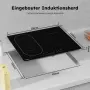 Индукционен котлон за вграждане, 7000W, 4 зони, Bridge функция, 60 см, COVERCOOK, снимка 3