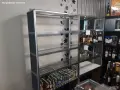 Алуминиеви стелажи със стъклени рафтове и огледала, снимка 3