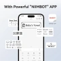 NIIMBOT B1 Машина за етикетиране с лента, Принтер за етикети с 3 ролки етикетна хартия, 50x30 мм , снимка 8